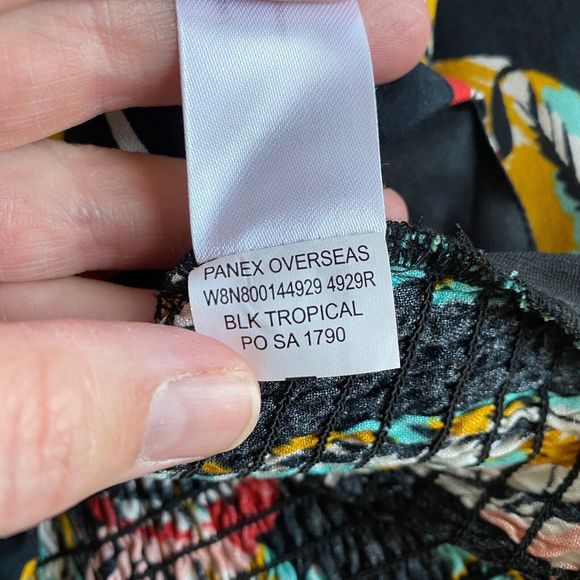 B•O•G Collective Tropical Print Two Piece Wrap Skirt Set | Size Small - Picture 13 of 16